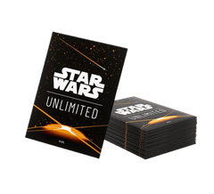 Star Wars: Unlimited: Premium Art Sleeves: Card Back Orange